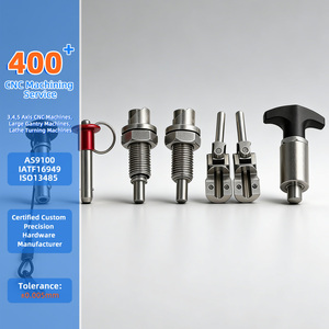 Tour CNC sur mesure certifié AS9100 IATF16949, en acier inoxydable, avec poussoir <span class=keywords><strong>et</strong></span> goupille à dégagement rapide en acier pour bateaux <span class=keywords><strong>et</strong></span> équipements audio - Product Image 3