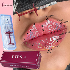 Produit populaire : Acide hyaluronique injectable, produit de comblement dermique pour lèvres rouges, Rejur Jur Kiss Red Skin Booster pour repulper et modeler les lèvres - Product Image 2