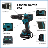 Perceuse électrique sans fil légère et ergonomique pour les projets de bricolage sur site