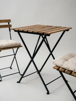 Ensemble bistrot moderne en acier, 3 pièces, mobilier de jardin extérieur, table et chaises de patio imperméables avec revêtement en poudre pour balcon