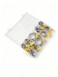 Colliers de serrage papillon en acier au carbone et plastique, ensemble de colliers de serrage <span class=keywords><strong>à</strong></span> vis sans fin <span class=keywords><strong>pour</strong></span> l'étanchéité automobile - Product Image 6