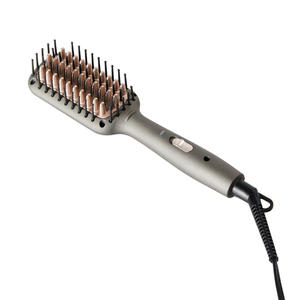 Nouveau modèle Portable 2 en 1 Mini peigne personnalisé lisseur Styles de maison chauffage rapide sèche-cheveux brosse peigne chaud - Product Image 1