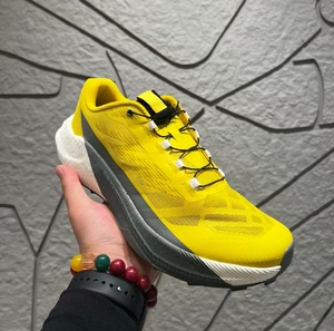 Chaussures de randonnée respirantes en mesh pour hommes, à lacets rapides, antidérapantes, amortissantes, pour la course à pied en plein air, chaussures SALOMS - Product Image 2