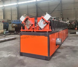 Máquina perfiladora de rodillos de doble cabezal para montantes y rieles de acero ligero, máquina de fabricación de perfiles de metal para estructuras de paneles de yeso - Product Image 5