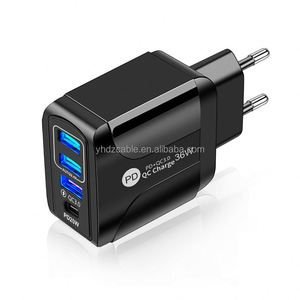 PD Charger 36W USA EU UK Charger <b>Plug</b> USB Multi-port <b>Adapter</b> 5V3A for IPhone14 13 12 QC3.0 Fast Charge - Product Image 1