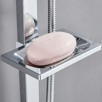 Ensemble complet de colonne de douche noire Acier inoxydable noir mat Ensemble de colonne de douche à effet pluie simple eau froide 2 fonctions