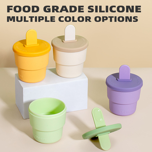 Moule à glaces en silicone sans BPA pour la maison, avec couvercle, pour la préparation de glaces et de collations saines - Product Image 2