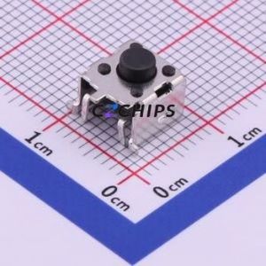 TS-1045-A3B3-D2 Tactile Switch SMD Switch Single Pole Single Throw Round Button 2.5N Horizontal Mount - Product Image 1