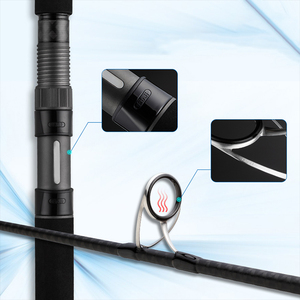 Maravilloso 2,36 m 2,51 m 2 secciones a la venta carbono duro curricán mar profundo Spinning Popping cañas de pescar con señuelos - Product Image 5