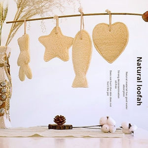 Cartoon Flower-Shaped Loofah Bath Towel Natural Sponge Scrub for Adults and Children for Bath Cleaning - Product Image 6