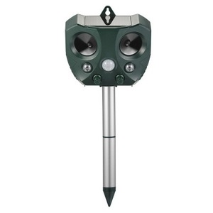 Repellente per Animali a Energia Solare con LED Lampeggiante per Cani e Gatti, Dispositivo Ultrasonico per Animali Selvatici e Parassiti - Product Image 1