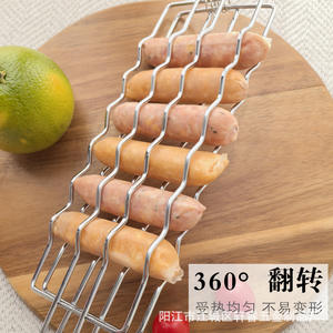 Pince de barbecue d'extérieur Yangjiang à long manche, antiadhésive, pour saucisses, outil de camping multifonctionnel - Product Image 4