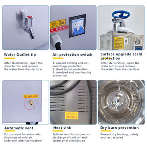 Autoclave Vertical de 300 Litros, Autoclave de 35, 100, 120, 150, 200, 500 Rose - Product Image 3