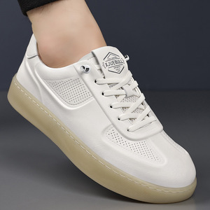 Zapatillas Deportivas Casuales de Verano para Hombre, Color Blanco Beige, Suela Suave, Transpirables, de Malla, para Correr, Estilo Deportivo Informal - Product Image 3