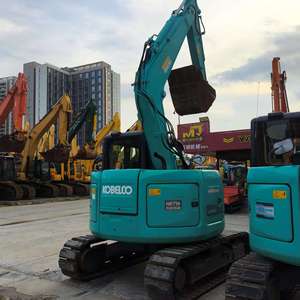 Mini-excavatrices diesel Kobelco Sk75-8 de 7 tonnes, petites machines d'occasion avec composants essentiels à vendre, importées de Chine - Product Image 1