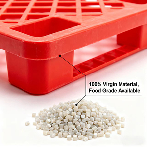 พาเลท4ทางขนาด48X40ยูโรสำหรับงานหนักพาเลทแบบฉีดพลาสติก HDPE - Product Image 3