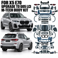 Kit carrosserie PP de haute qualité pour X5 E70, transformation en look M Sport G05 LCI 2024, kit complet de pare-chocs, accessoires de conversion