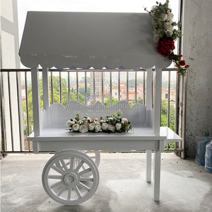 Chariot à Dessert en forme de cœur pour fête prénatale, présentoir de fleurs, ou pour bonbons - Product Image 4