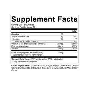 תוספת כוח 50 מ ג gummies אבץ עבור מבוגרים ולילודים ללא חסינות אבץ ציטראט תוספי תזונה בטוח לנשים בהריון - Product Image 4