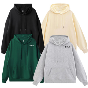 เสื้อฮู้ดดี้โอเวอร์ไซส์หนานุ่ม พิมพ์ลายดิจิตอลตามสั่ง โลโก้ตามต้องการ ผ้าคอตตอนผสม 100% เสื้อสเวตเชิ้ตผู้ชาย สตรีทแวร์ขายส่งจำนวนมาก - Product Image 1
