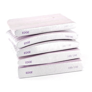 Chuyên Nghiệp Emery Hội Đồng Quản Trị Làm Móng Tay Móng Chân Công Cụ Nghệ Thuật Biểu Tượng Tùy Chỉnh Hai Mặt Móng Tay Tập Tin Thiết Lập 80 180 100 Grit Móng Tay Tập Tin - Product Image 3