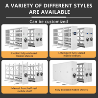 Système d'étagères mobiles manuel, armoire de rangement de fichiers de bureau, étagères compactes, étagères d'archives denses