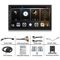 Pemutar Multimedia mobil 2Din 1Din, pemutar Multimedia Android 7/9/10 inci, pemutar DVD mobil dengan fitur GPS WIFI Bluetooth, Radio mobil