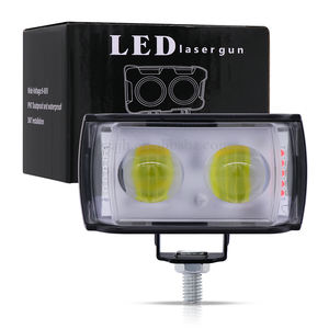 Blanco Amarillo Dual Color Moto Spotlight 12-80V Aluminio completo MINI Luces de conducción Moto Bike Light <span class=keywords><strong>para</strong></span> motocicleta - Product Image 1