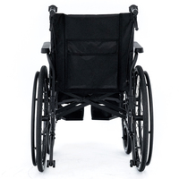 Fauteuil roulant manuel léger Dongpin, pliable, avec cadre en aluminium, siège confortable, aide à la mobilité pour les personnes âgées et les patients, transport et voyage