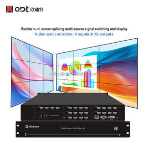 Contrôleur de mur vidéo HD-MI 4x16, commutateur matriciel 4K 4 entrées 16 sorties, prend en charge le raccordement 4x4 et 2x8 et le commutation sans coupure pour mur publicitaire - Product Image 5