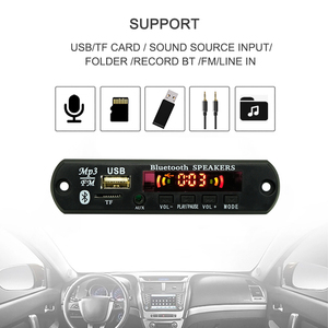Автомобильный музыкальный комплект 12В: USB-модуль беспроводного <span class=keywords><strong>Bluetooth</strong></span> MP3-плеера с FM-радио и функцией записи - Product Image 4