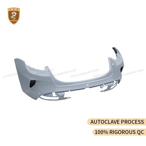 Kit carrosserie complet pour <span class=keywords><strong>Porsche</strong></span> <span class=keywords><strong>Taycan</strong></span> 2019-2023, transformation en nouveau modèle <span class=keywords><strong>Turbo</strong></span> <span class=keywords><strong>S</strong></span> GT, en carbone sec, comprenant : lèvre de pare-chocs avant, pare-chocs arrière avec évents - Product Image 5