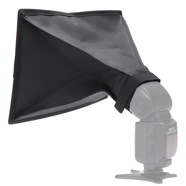 20x30 cm Universal Foldable External DSLR Camera White Speedlite Flashlight Mini Diffuser Flash Light Soft Box for Godox Canon