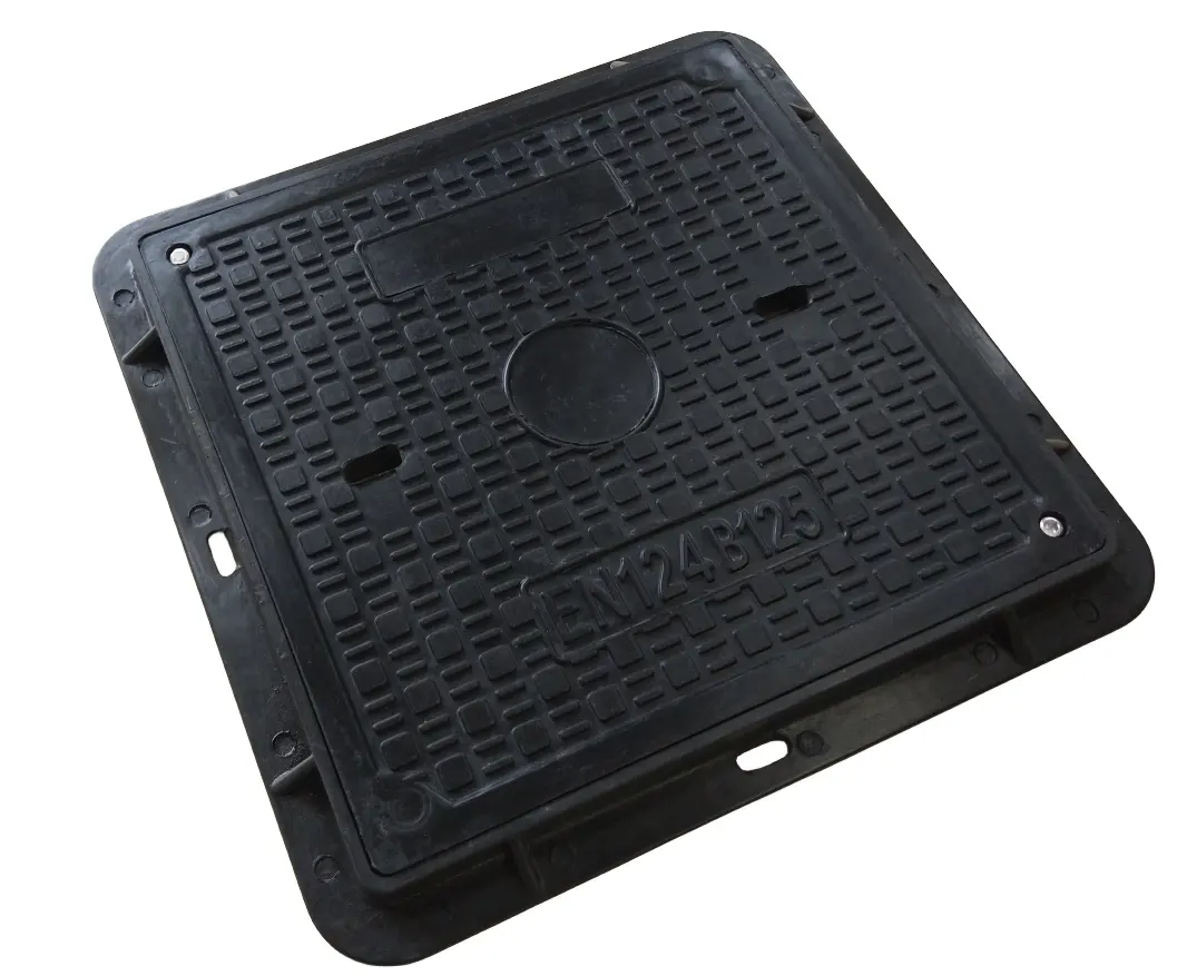 Waterproof En124 Manhole Cover Composite SMC Square Manhole Cover