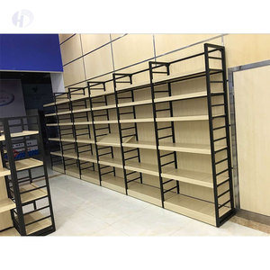 Großhandel China Fabrik Supermarkt Werbe-Display Ständer Regal Holz Supermarkt Ladenregale - Product Image 4