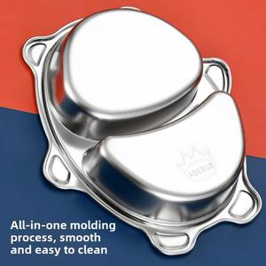 ถาดอาหารเด็กสแตนเลส TIANXING สำหรับร้านอาหารฟาสต์ฟู้ด ผลิตจากสแตนเลส <span class=keywords><strong>SUS</strong></span> 304 สำหรับใช้ในครัวเรือน - Product Image 3