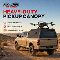 Made to Order Waterproof Hardtop Pickup Truck Canopy for Ram 2500/3500 Drone Operations and Equipment Storage Project