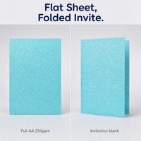 Papier cartonné pailleté couleur personnalisée A4 250 g/m² pour invitations, directement de l'usine