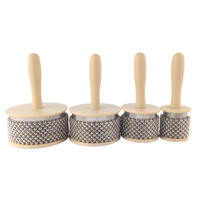 Strumento a percussione Kabasa Cabasa, shaker africano per accompagnamento ritmico di gruppo con perline metalliche per <span class=keywords><strong>musicisti</strong></span> - Product Image 3