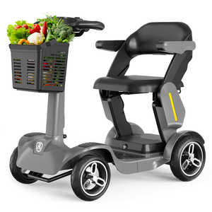 Scooter <span class=keywords><strong>de</strong></span> Movilidad Ligero <span class=keywords><strong>de</strong></span> 45 lb, Aprobado por Aerolíneas, Plegable, Capacidad <span class=keywords><strong>de</strong></span> 330 lb, <span class=keywords><strong>Silla</strong></span> <span class=keywords><strong>de</strong></span> <span class=keywords><strong>Ruedas</strong></span> Eléctrica Portátil con Batería Extraíble - Product Image 1