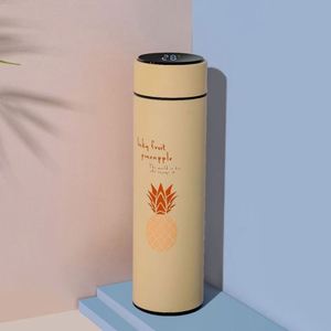 Bouteille isotherme en acier inoxydable 500 ml avec affichage de la température et logo personnalisé – Idéale pour l'eau chaude des étudiants – Retour à l'école - Product Image 4