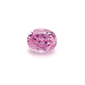 Cadermay Oval Cherry Blossom Pink Zircon Loose Stone 7x9mm 8x10mm 9x11mm 10x12mm 12x14mm 13x18mm For Jewelry Making - Product Image 4