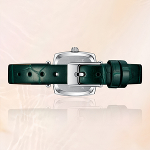 Đồng Hồ Nữ Thời Trang Kim Cương Giả Kim Cương Mới Nhất Đồng Hồ Đeo Tay Da Vuông Đồng Hồ Thạch Anh Nữ Màu Trắng Đen Xanh Lá Cây - Product Image 4