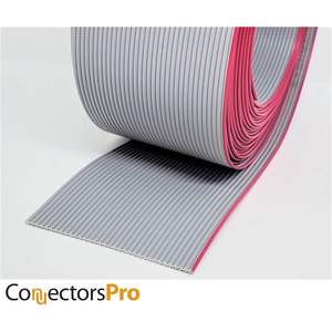 Accessoires pour PC, câble plat à ruban 34P, 10 pieds, 34 conducteurs pour connecteurs IDC de 2,54 mm, couleur grise - Product Image 2