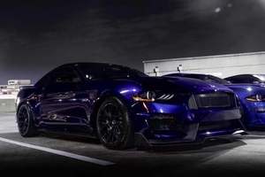 Pala frontal envolvente grande <span class=keywords><strong>Shelby</strong></span> para parachoques delantero modificado 18-23 <span class=keywords><strong>Mustang</strong></span> <span class=keywords><strong>GT350</strong></span>, escape de Material ABS de nueva condición para actualización - Product Image 3