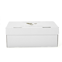 Caja de Regalo para Zapatos de Cartón Rígido Blanco Ecológico de Alta Calidad Personalizada, Impresión Personalizada en Cartón