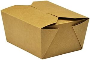 Caja de Embalaje de Papel Kraft Marrón para Comida Rápida, Resistente a la Grasa, con Laminación Mate, Servicios Personalizados, Apta para Microondas, Venta al Por Mayor de Fábrica - Product Image 5