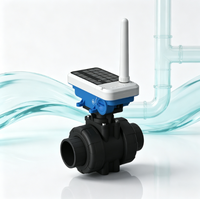 Vanne à bille intelligente 4G LoRa avec réglage à distance, vanne d'eau électrique avec contrôle par minuterie pour système d'irrigation goutte à goutte