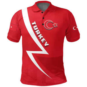 Vente en gros en vrac Turkiye Polos Vêtements d'é<span class=keywords><strong>t</strong></span>é Turquie Famous Place <span class=keywords><strong>T</strong></span>-shirts imprimés Polyester Chemises de golf pour hommes personnalisées - Product Image 4