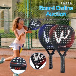 Raqueta de Pádel Ligera de Fibra de Carbono en Oferta, para Jugadores Aficionados y Principiantes, Alta Dureza y Durabilidad - Product Image 4